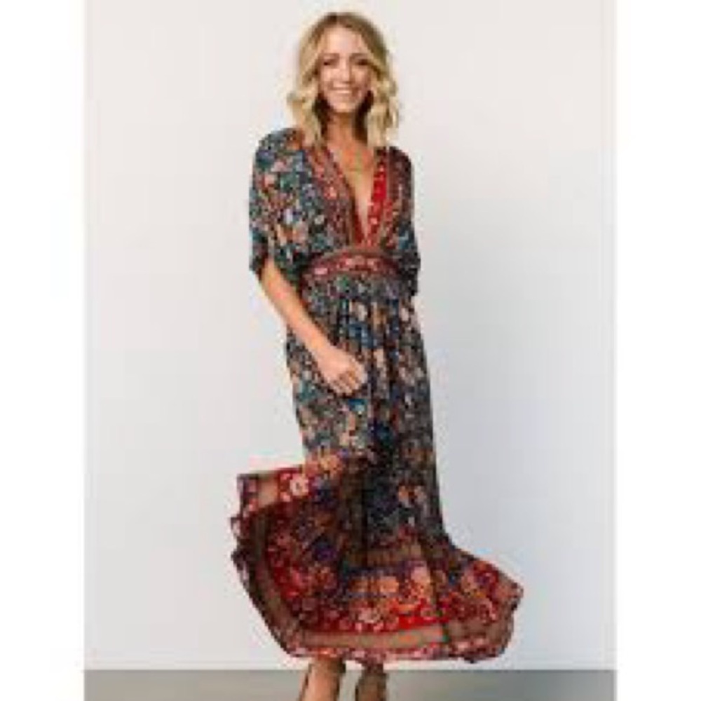 Baltic Born Multicolor Floral Maxi Dress - Picture 2 of 16